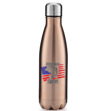 Fisherman American Empire Color Stainless Steel Water Bottle